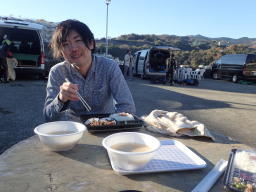 現地弁当!