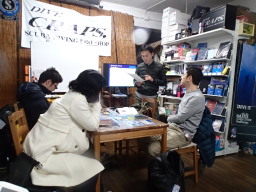 帰店!