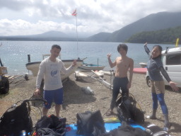 高所潜水!