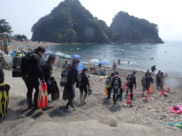 海水浴場!