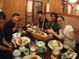 夕食!